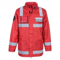 PARKA_SSIAP_ROUGE_Bandes_Rétro_réfléchissantes